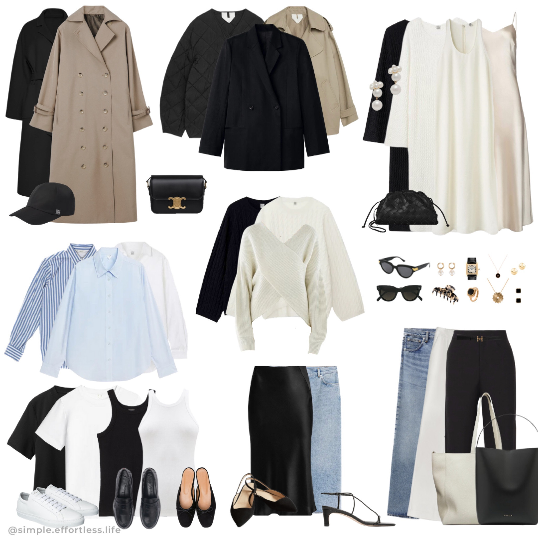 Spring capsule wardrobe 🤍
