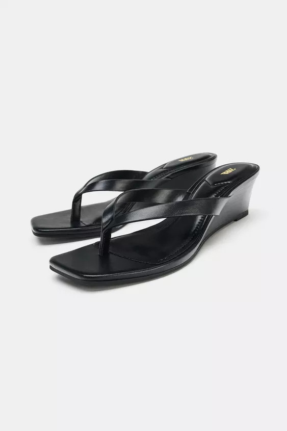 WEDGE HEELED SANDALS | Zara UK