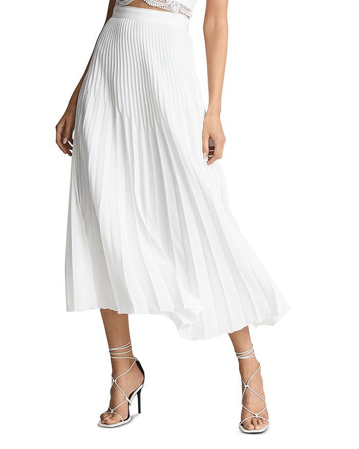 REISS Dora Pleated Midi Skirt Back to Results -  Women - Bloomingdale's | Bloomingdale's (US)