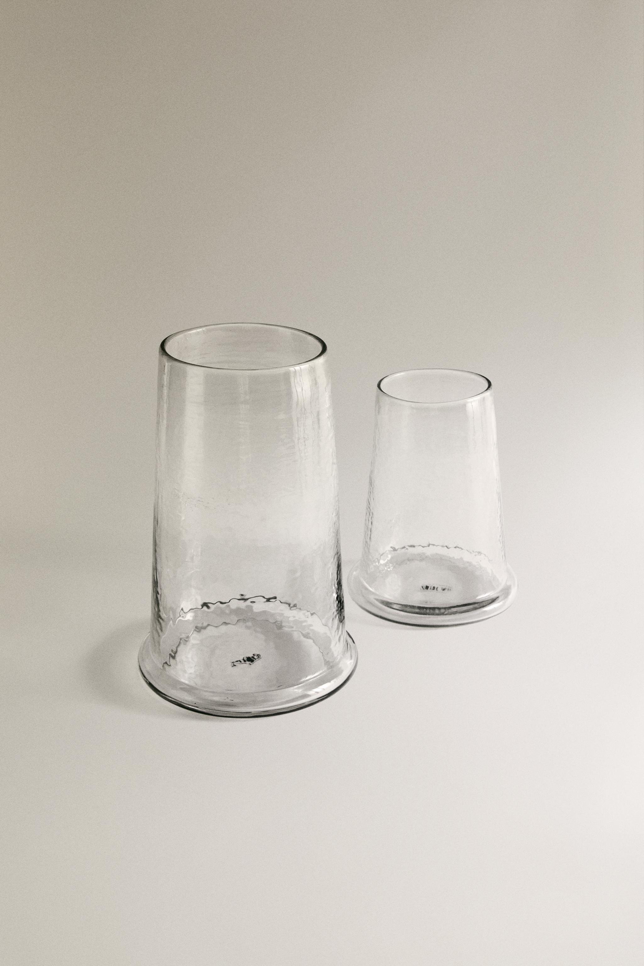 CONICAL GLASS VASE | Zara US