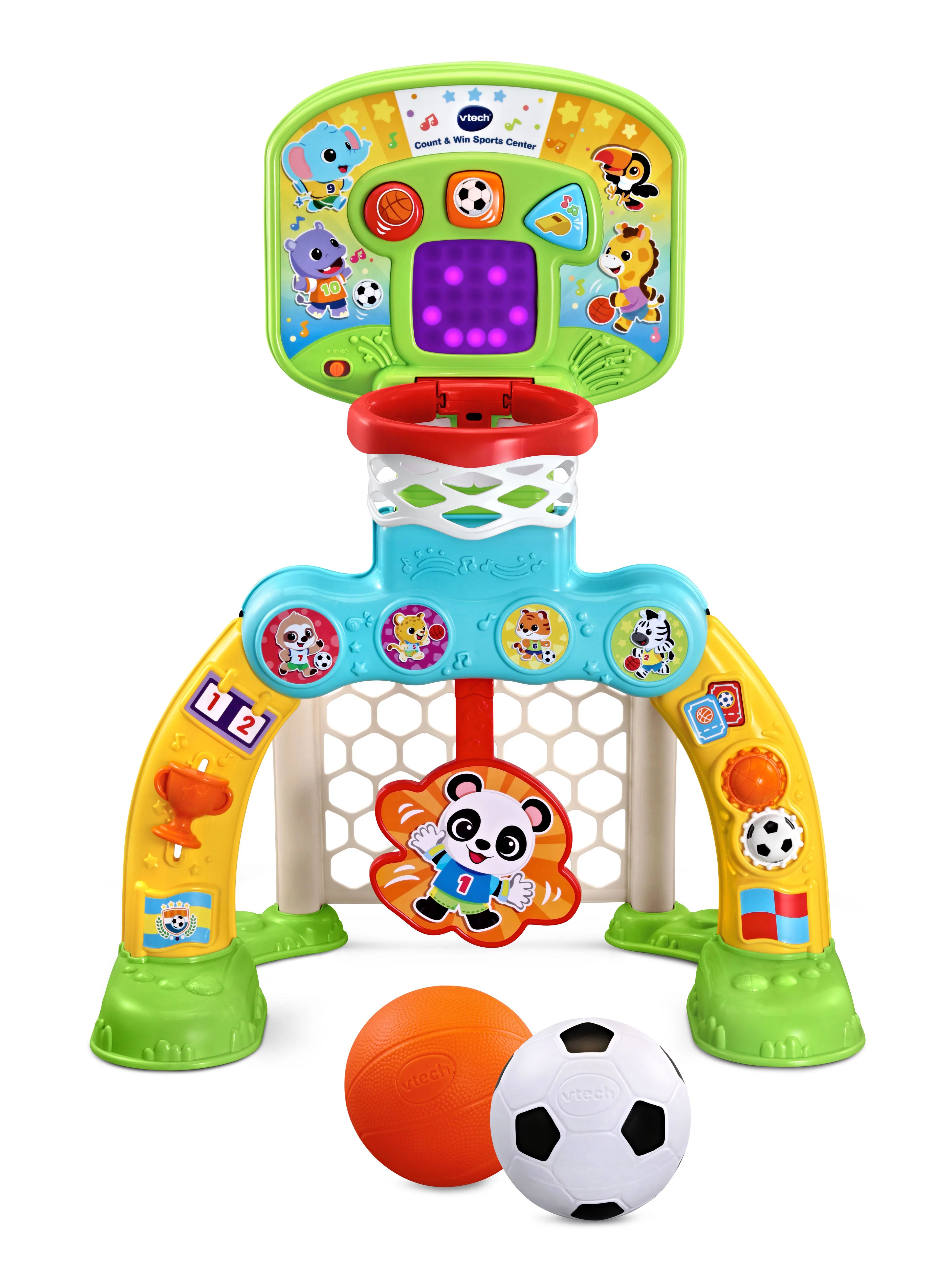 VTech Count and Win Sports Center Toddler Basketball and Soccer Smart Toy - Walmart.com | Walmart (US)