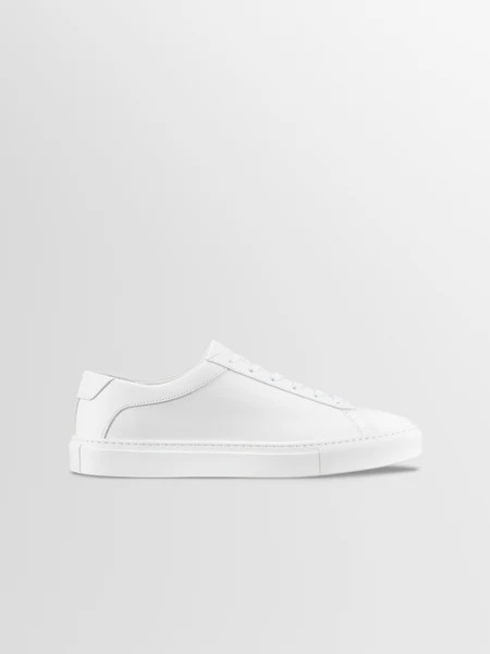 Capri Leather Sneaker in Triple White | Koio