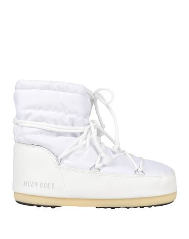 Moon Boot Moon Boot Light Low Nylon Woman Ankle boots White Size 4.5-5.5 Polyamide, PVC - Polyvinyl chloride | YOOX (US)