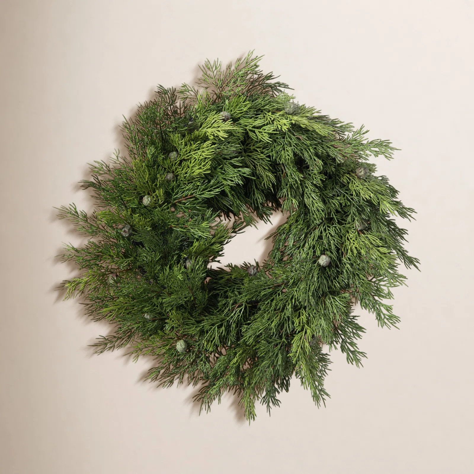 20'' Handcrafted Polyethylene Plastic Wreath | Joss & Main