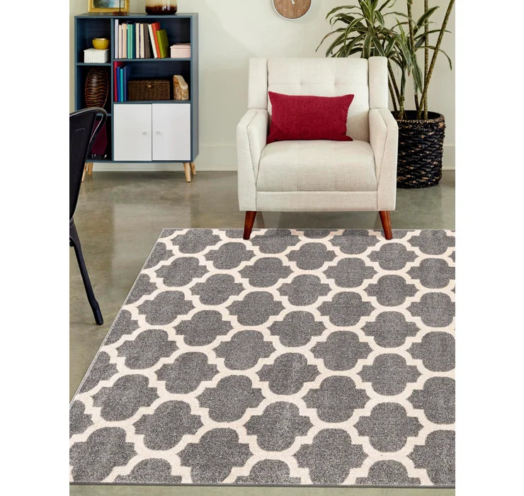 5' x 8' Lattice Frieze Rug | Rugs.com