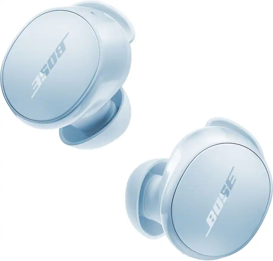 Bose - QuietComfort True Wireless Noise Cancelling In-Ear Earbuds - Ice Blue | Best Buy U.S.