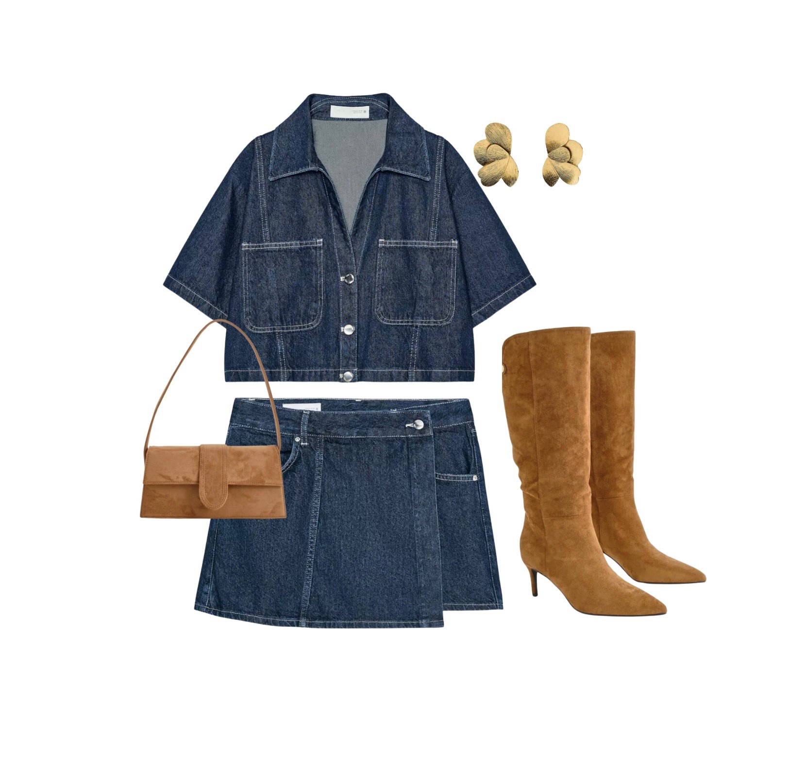 Spring denim outfits 🤍 Zara denim spring going out suede 

#LTKspring #LTKshoes #LTKuk
