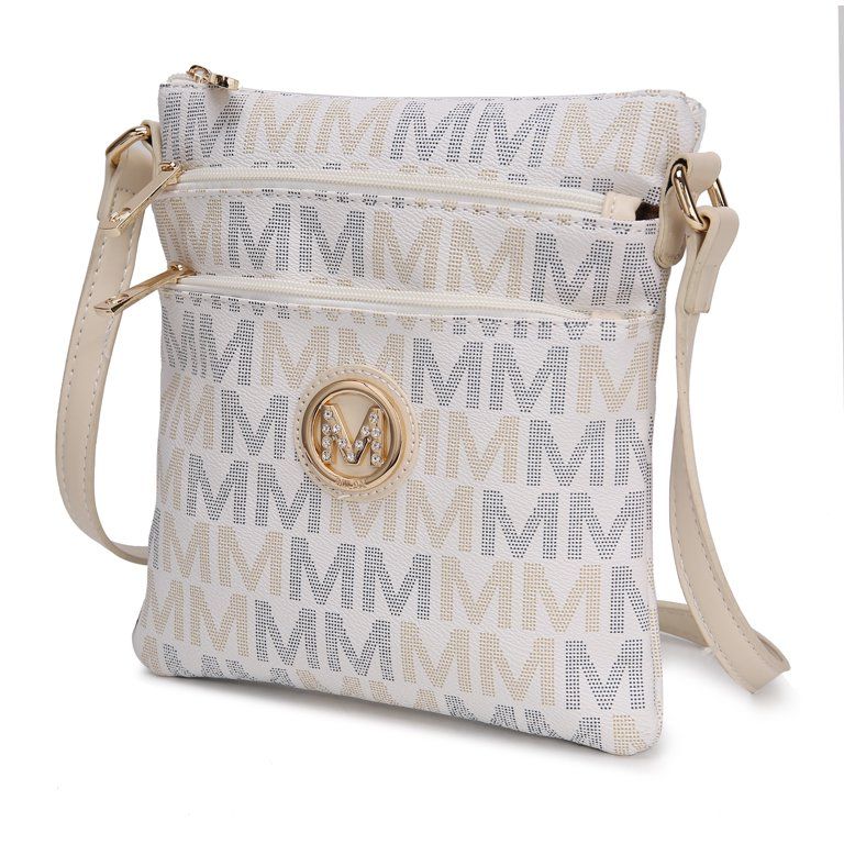 MKF Collection Women's Lemuel M Signature Crossbody Bag by Mia K. - White - Walmart.com | Walmart (US)