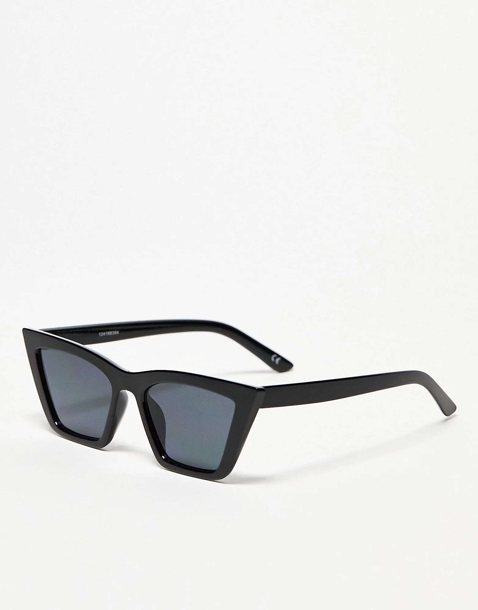 Topshop oversized angular cateye sunglasses in black | ASOS (Global)