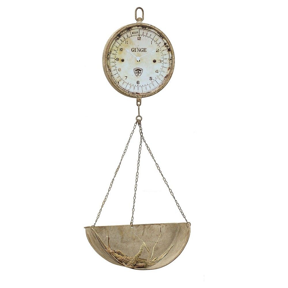 Hanging Produce Scale Clock Gray - 3R Studios | Target