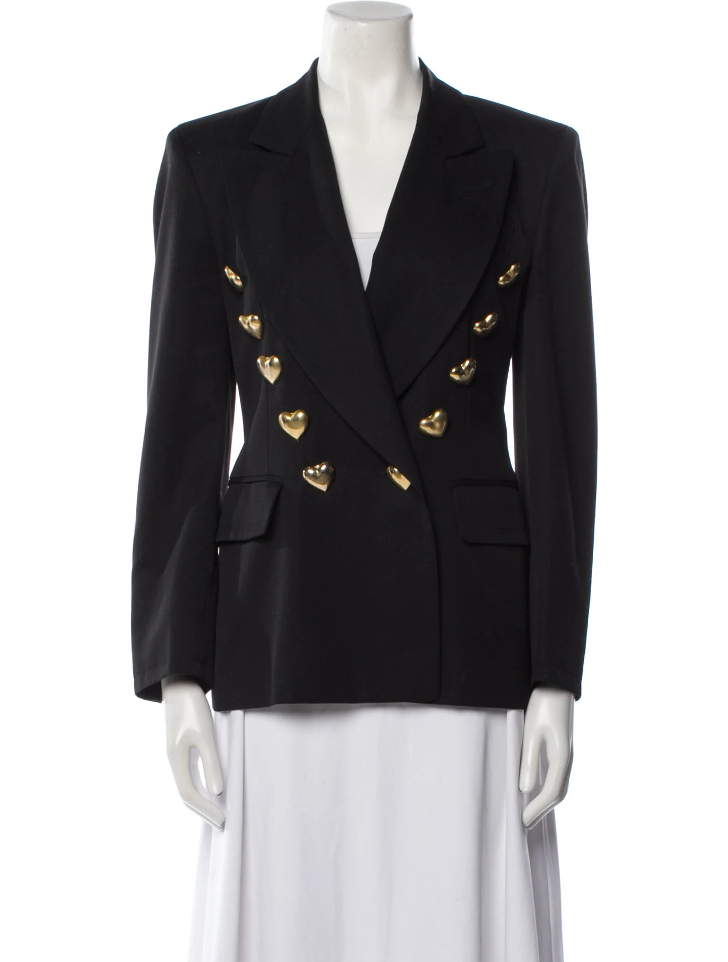 Moschino Couture Vintage 1990's Blazer - Black Jackets, Clothing - WM935999 | The RealReal | The RealReal
