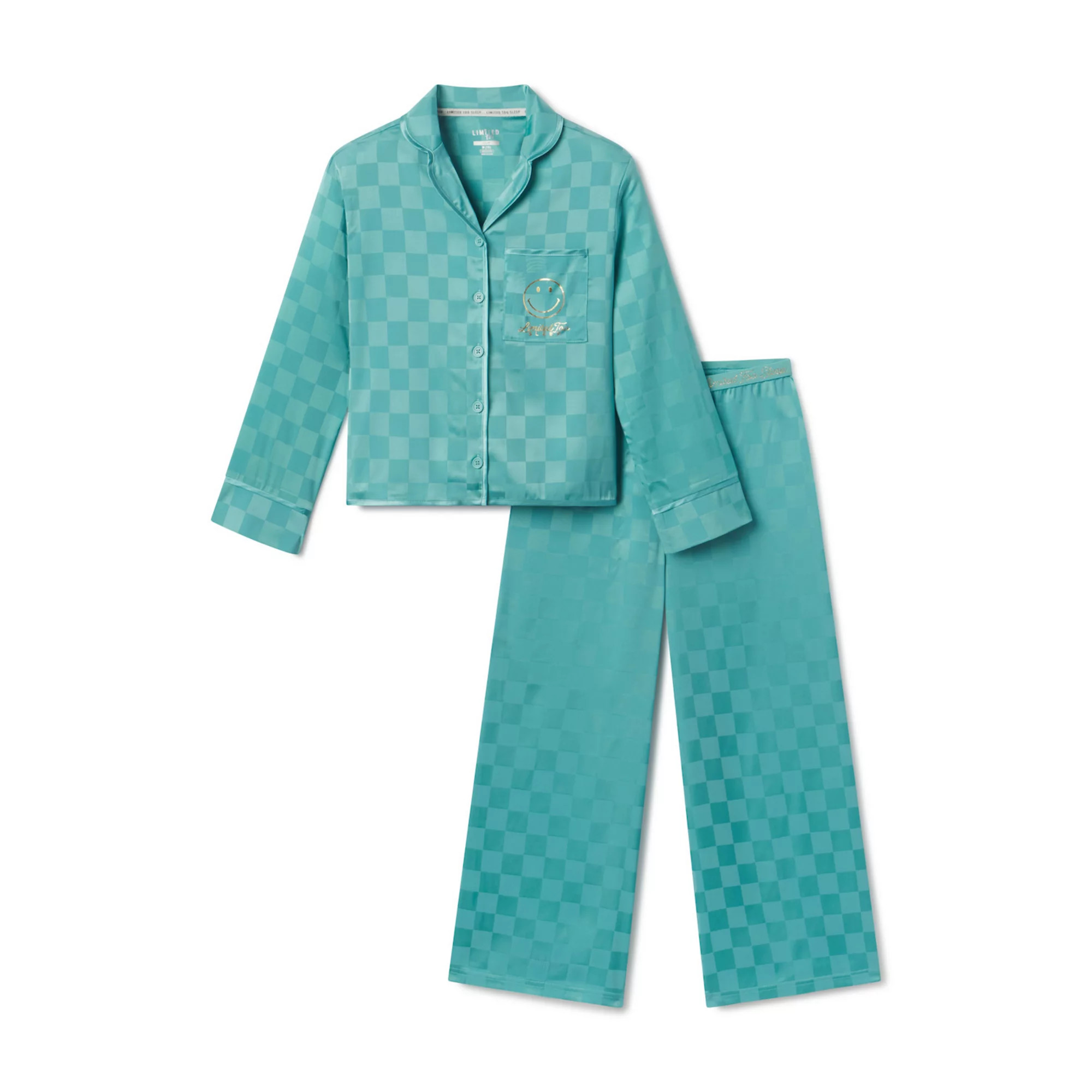 Girls 7-18 Limited Too Jacquard Charm Pajama Top & Pajama Pants Set | Kohl's