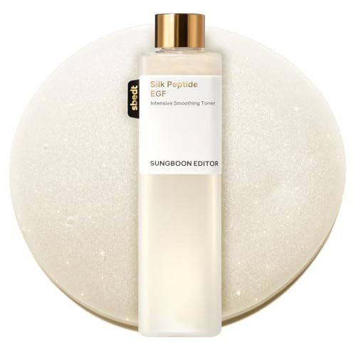 SUNGBOON EDITOR Silk Peptide EGF Facial Toner with Copper Peptides for Sensitive Skin, Moisture & Smoothing Care for fine Lines, Firm-Looking Radiance, Korean Skincare 10.14 fl oz | Amazon (US)