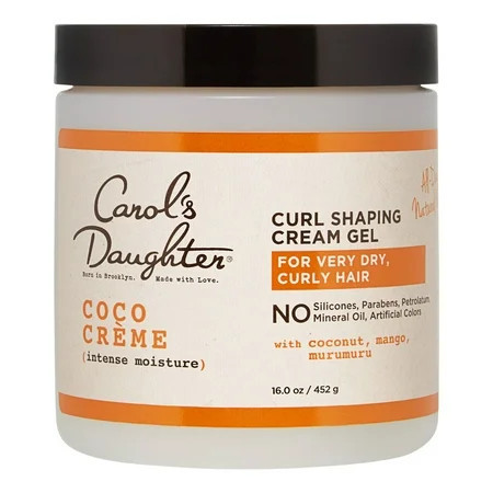 Carol s Daughter Moisturizing Shaping Cream Gel for with Curly Hair with Coconut Oil and Milk 16 oz | Walmart (US)