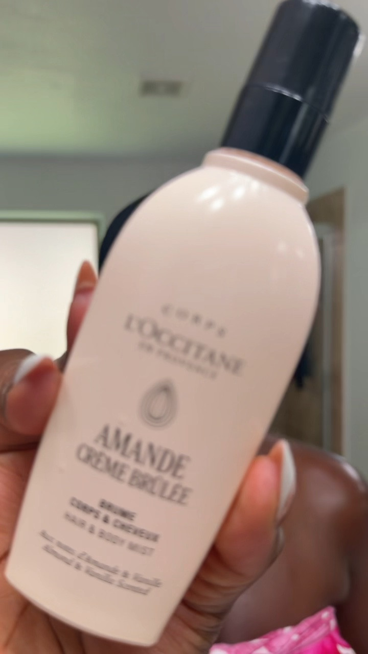 L’Occitane Amande Crème Brûlée?! Just wow! Sickeningly sweet and you can spray this on your hair and skin.