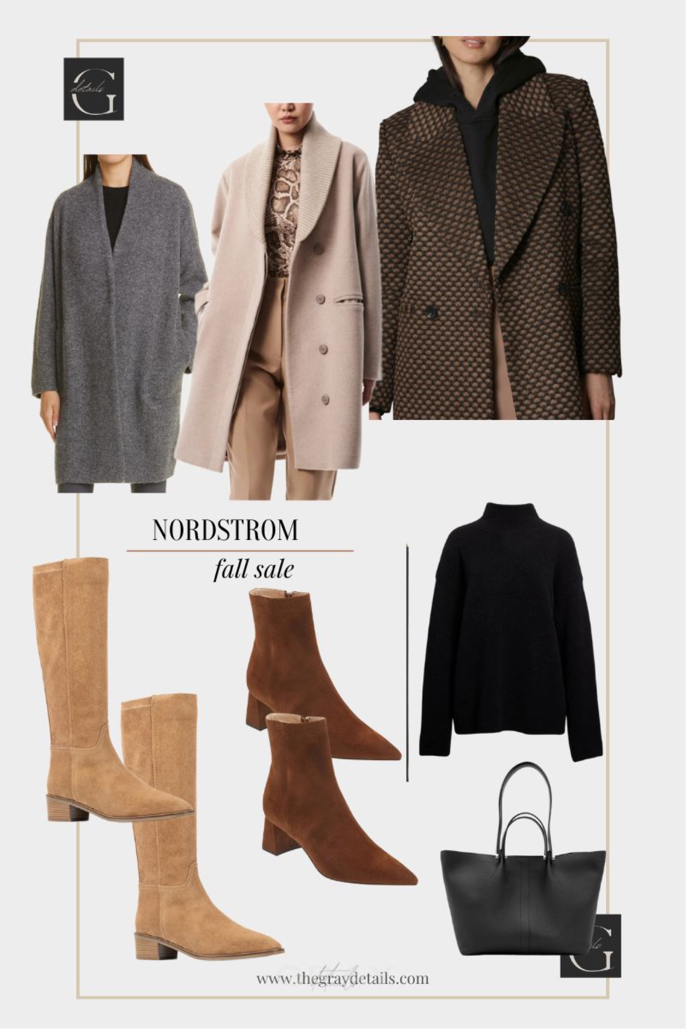 Nordstrom fall coat and boot sale 

#LTKover40 #LTKsalealert