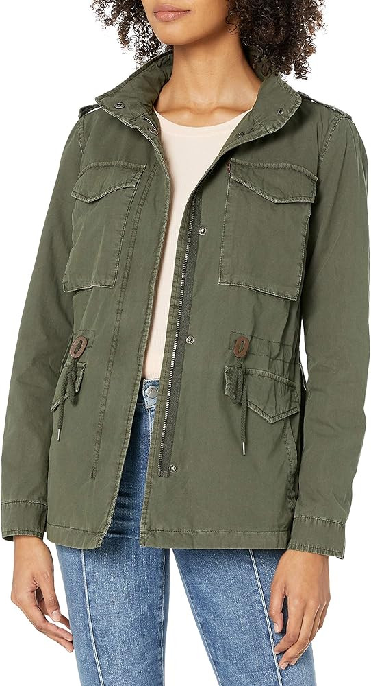 Women's Parachute Cotton Military Jacket | Amazon (US)