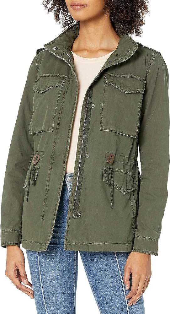Women's Parachute Cotton Military Jacket | Amazon (US)