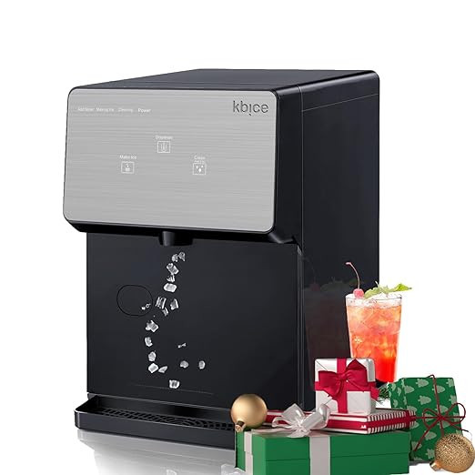 KBice 2.0 Self Dispensing Countertop Nugget Ice Maker, Crunchy Pebble Sonic Ice Maker, Produces M... | Amazon (US)