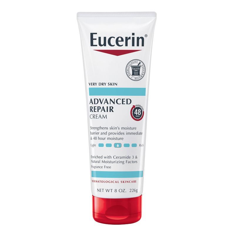 Eucerin Advanced Repair Body Cream for Very Dry Skin Unscented - 8oz | Target