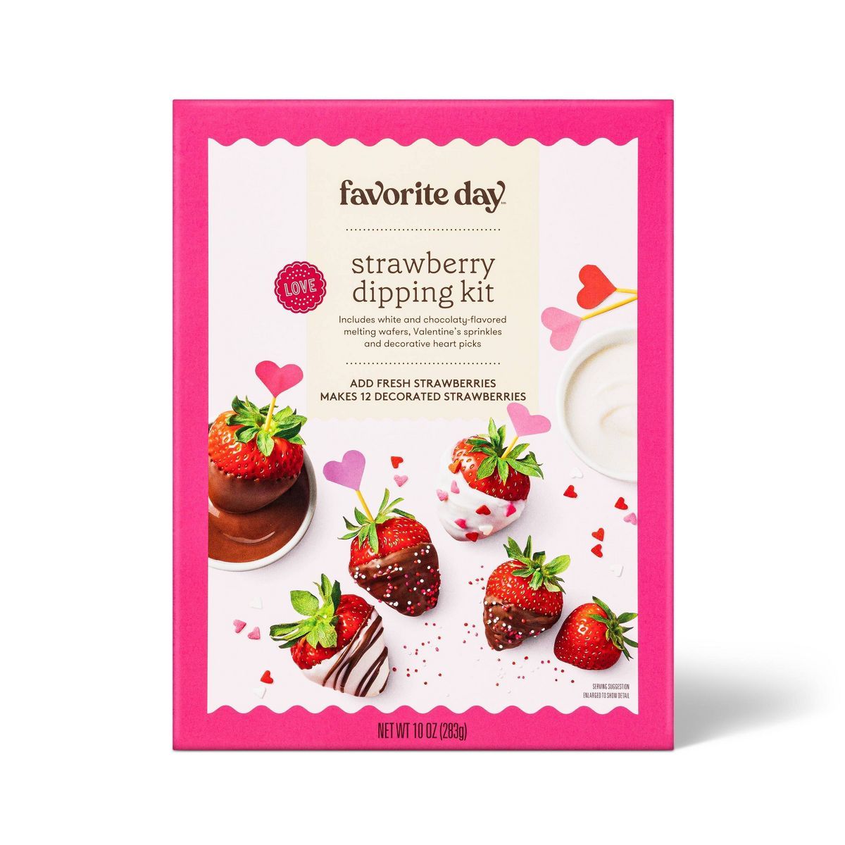 Valentine Strawberry Dipping Kit - 10oz/12ct - Favorite Day™ | Target