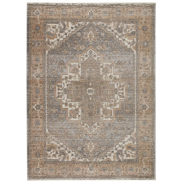 En Blanc Venn Tan/Grey (EBC-05) Area Rug | Rugs Direct
