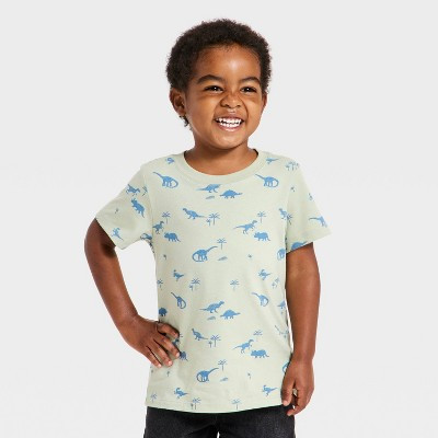 Toddler Boys' Classic Fit Graphic T-Shirt - Cat & Jack™ Light Green 18M | Target