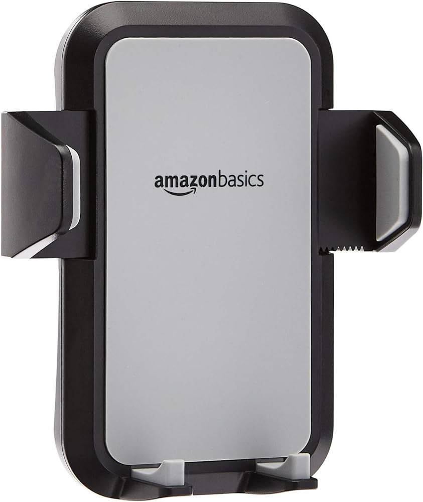Amazon Basics Universal Smartphone Holder for Car Air Vent, Grey | Amazon (US)