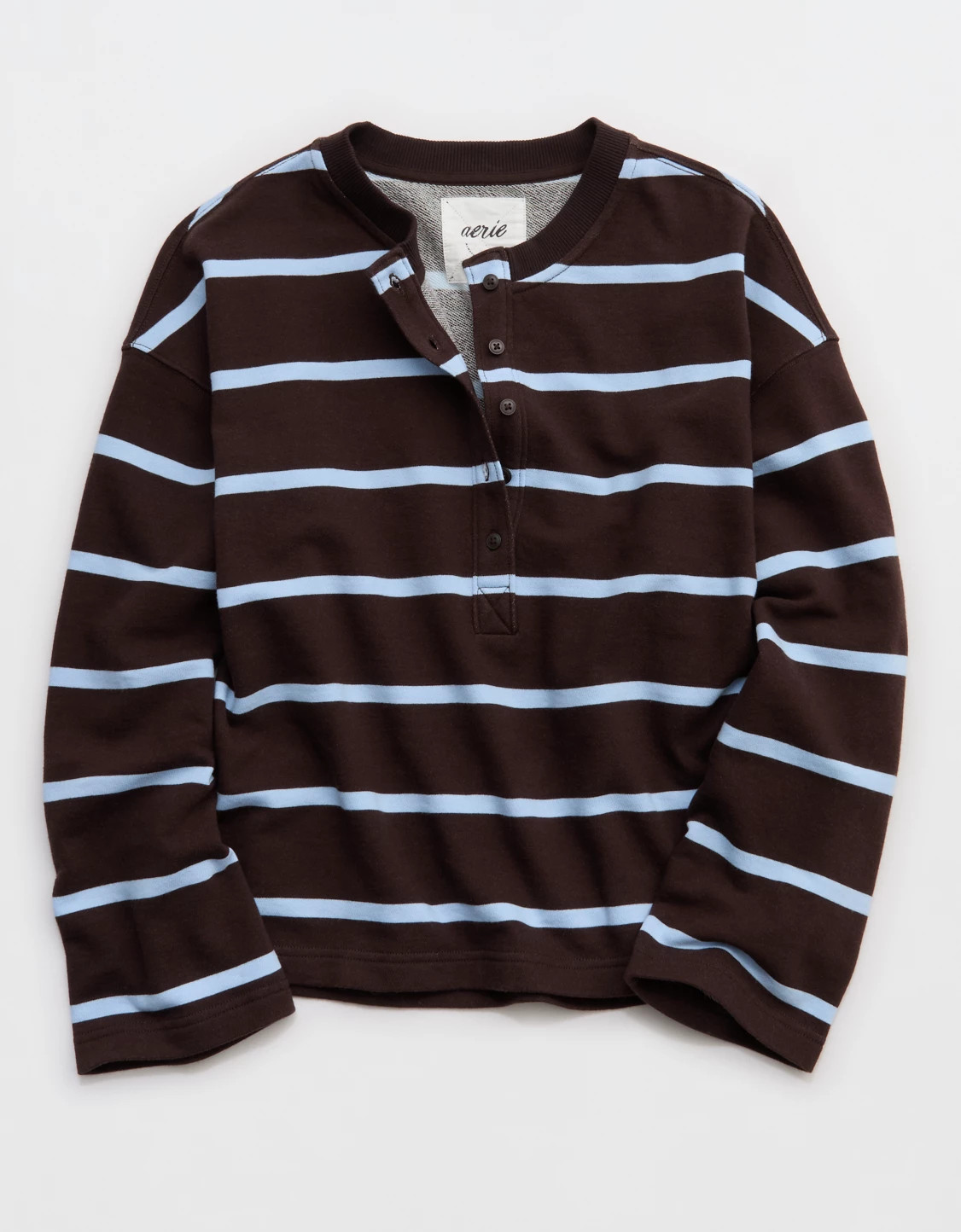 Aerie Alumni Henley Sweatshirt | Aerie