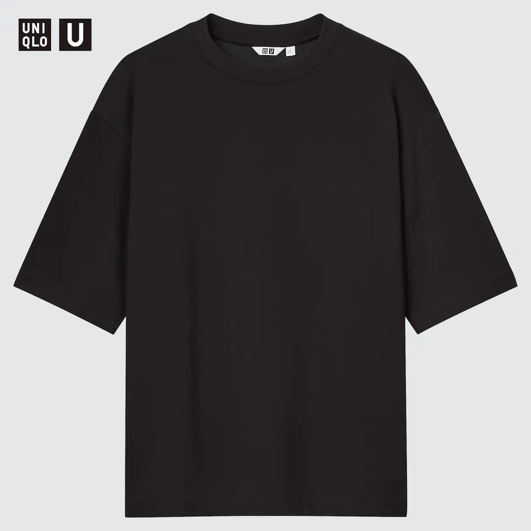 Uniqlo U Oversized AIRism Baumwoll Halbarm T-Shirt | UNIQLO (DE)
