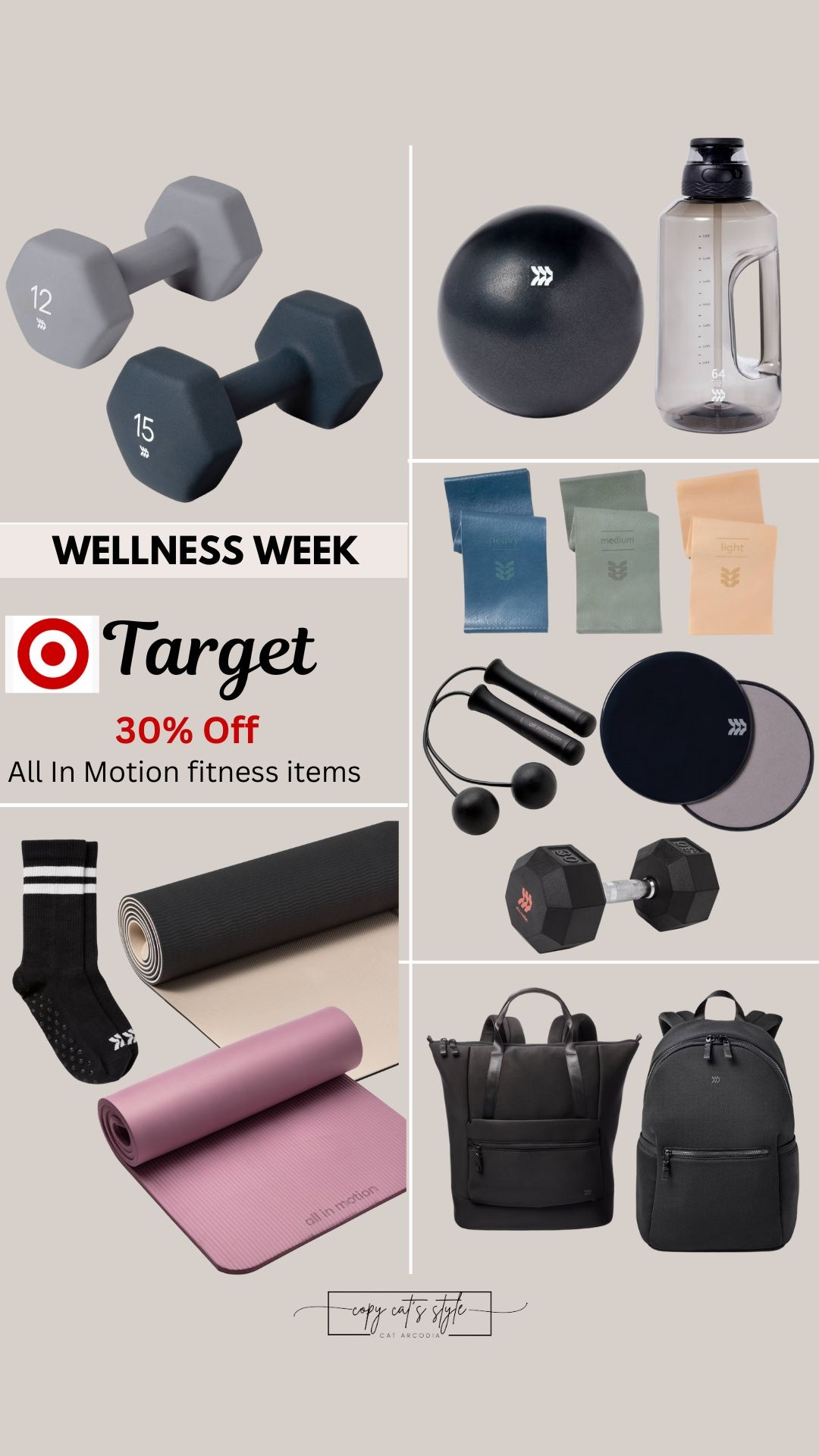 Target All In Motion Fitness on sale! New year, better you! Fitness goals. 

#LTKfitnessgoals #LTKActive #LTKSaleAlert