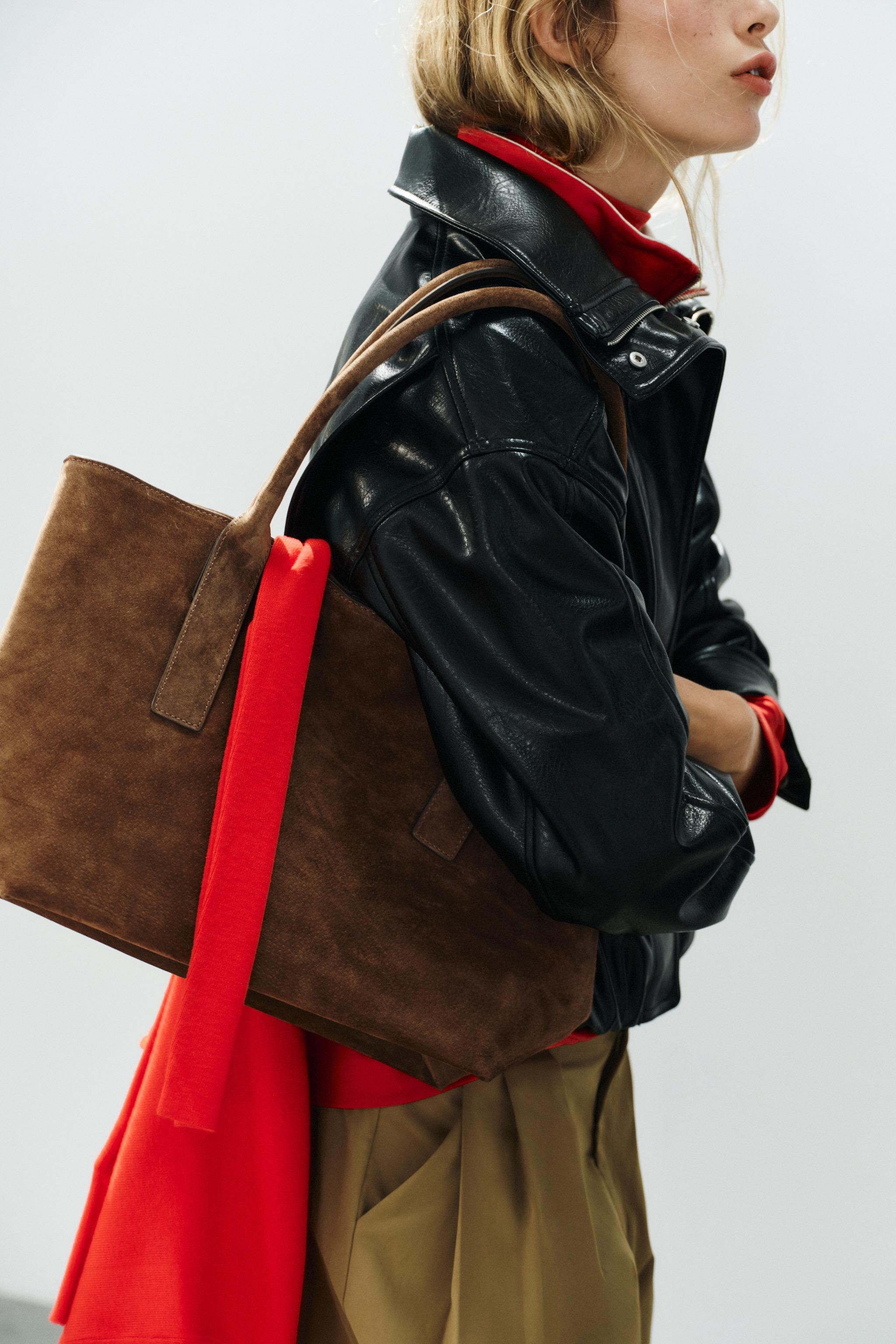FAUX LEATHER BOMBER JACKET | Zara US