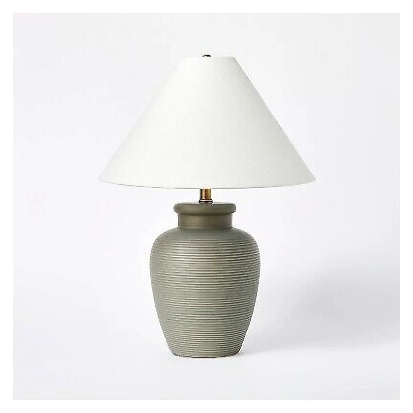 Zengpin Large Lamp Forest Fog Dark Gray (Includes LED Light Bulb) - Threshold | Walmart (US)