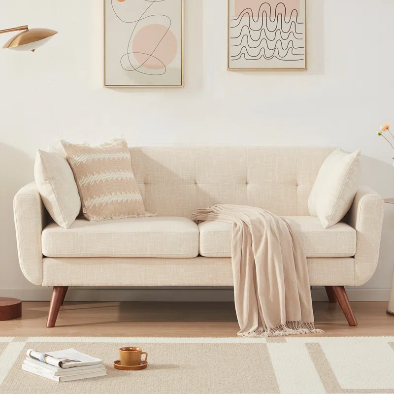 67" Square Arm Loveseat | Wayfair North America