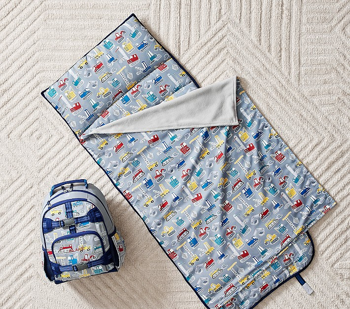Mackenzie Jax Construction Backpack and Nap Mat Bundle, Set of 2 | Pottery Barn Kids