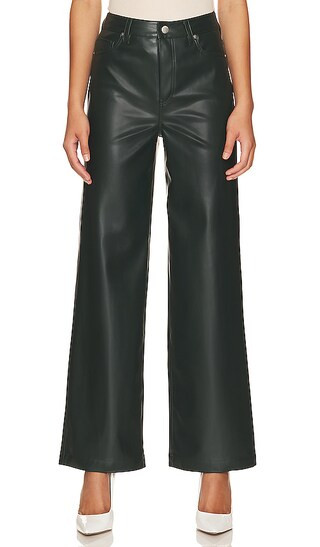 Faux Leather Franklin Rib Cage Straight in After Hours | Revolve Clothing (Global)