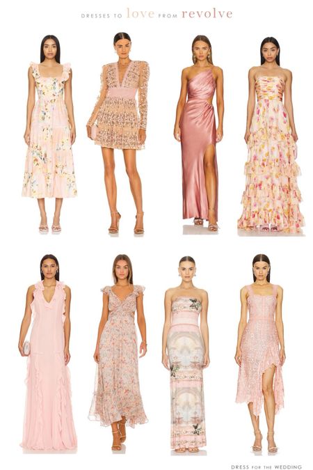 Wedding guest dresses, bridesmaid dresses, and formal dresses we love from Revolve. Pink dresses for a wedding guest, spring formal or other special occasions. Pink floral dress, pink midi dress, pink maxi dress, blush dress, designer wedding guest dress. Follow Dress for the Wedding to get the product details for this look and more cute dresses, wedding guest dresses, wedding dresses, and bridal accessories, plus wedding decor and gift ideas!  

#LTKSeasonal #LTKWedding #LTKParties