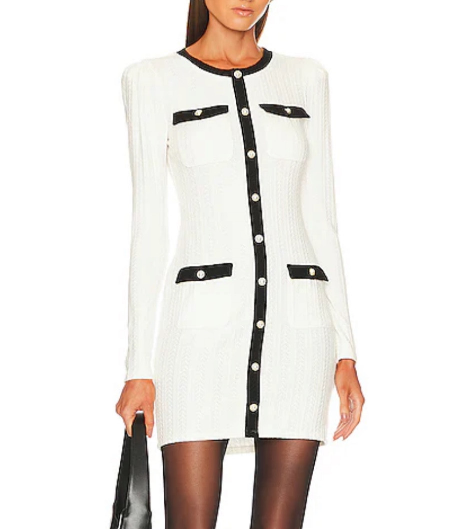 This dress!! 



Revolve , contrast , contrast knit , contrast piping , viral , TikTok viral , tweed , tweed jacket , tweed dress , old money 

#LTKworkwear #LTKover40 #LTKSeasonal