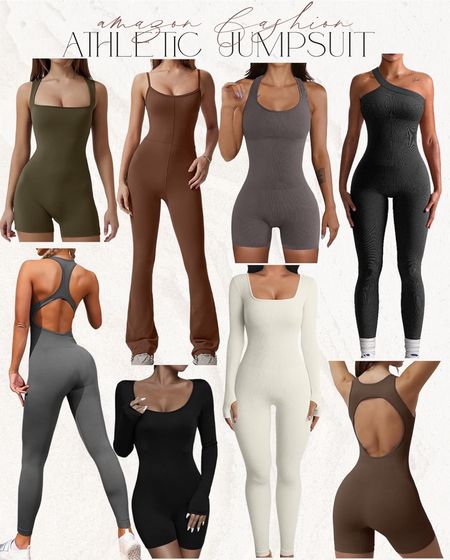 Amazon Athletic jumpsuits and rompers for a workout or for lounging around! #Founditonamazon #amazonfashion #inspire #athleisure

#LTKFindsUnder100 #LTKFitness #LTKStyleTip
