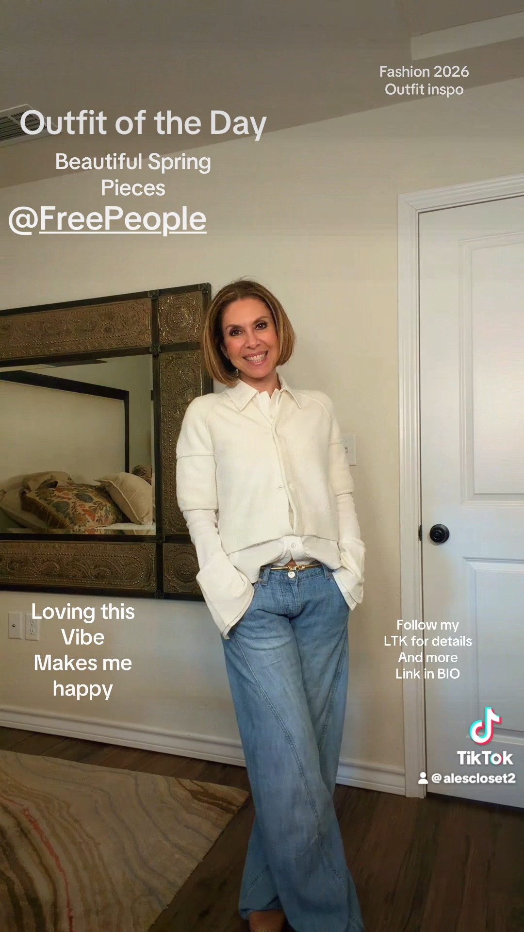 I spent some time on the Free People website so you don’t have to 🤍

These are some of my favorite spring transitional pieces so far — chic, effortless, and so easy to wear. The quality is beautiful and the vibe is relaxed but elevated… exactly what I love for this season.

Sizing details:
• XS in the cropped top
• Small in the button-up (runs small)
• Jeans are size 25 — they run baggy and I kept my true size for that perfectly loose fit
• Everything else XS

More finds coming soon 🙌🏻 I hope you love these as much as I do. Come back for more.

#FreePeopleStyle
#SpringTransitional
#EffortlessStyle
#ChicEveryday
#RelaxedLuxury
#DenimStyle
#ElevatedBasics
#LTKStyle

@free peoplee

#LTKootd #LTKSeasonal #LTKOver40