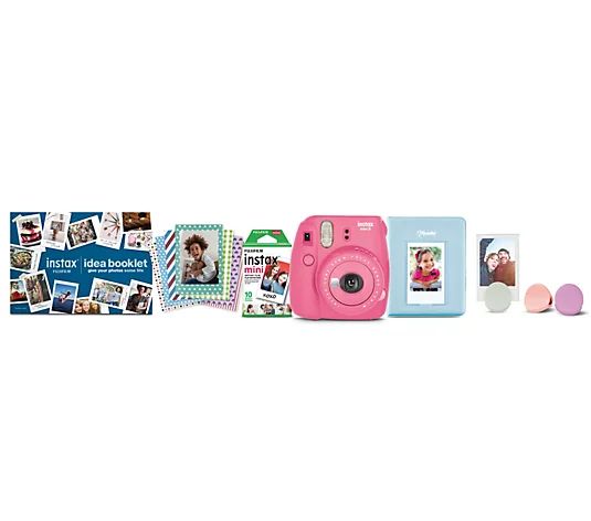 Fujifilm Instax Mini 9 Instant Print Camera w/ Film & Accessories | QVC