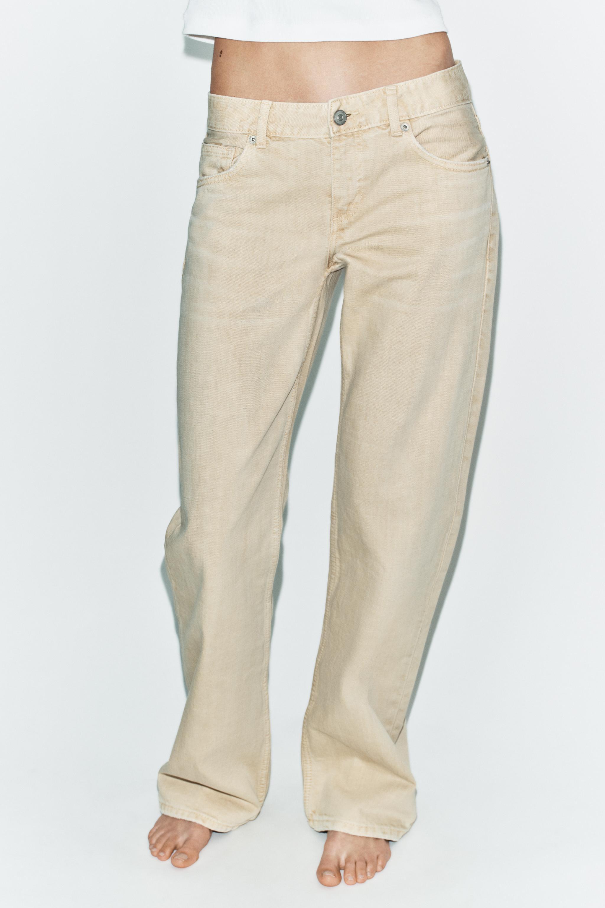 TRF LOW RISE WIDE LEG JEANS | Zara US