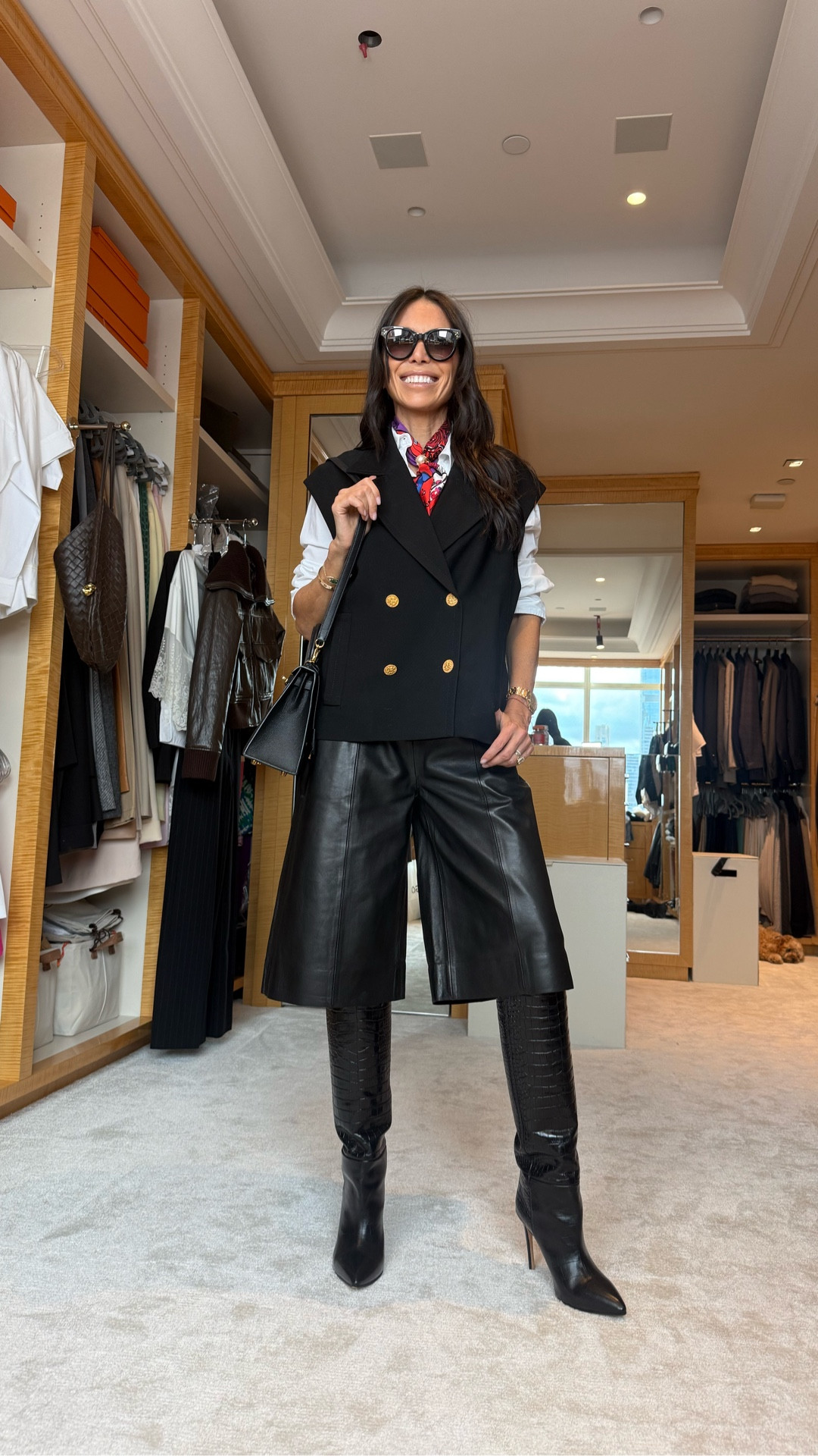 They may not be the most obvious purchase… but trust me — black leather culottes are the secret style weapon you didn’t know you needed 🖤
Sleek, unexpected, and endlessly versatile — they elevate everything.
✔️ With a blazer for that power look
✔️ A silk blouse for an elegant dinner
✔️ A bodysuit + heels for night-out glam
Effortless edge meets timeless polish. Because when you find a piece that makes you feel confident and cool, you don’t question it — you wear it on repeat.

Similar culottes linked for those who prefer vegan leather! 🖤

#OOTD #OOTN #StyleInspo #FallFashion #LeatherWeather #ChicAndEffortless #WardrobeGoals #StreetStyle #ModernClassic #FashionFinds #AffordableFashion #FallStyle #TrendyPieces #ElevatedBasics #FallEdit