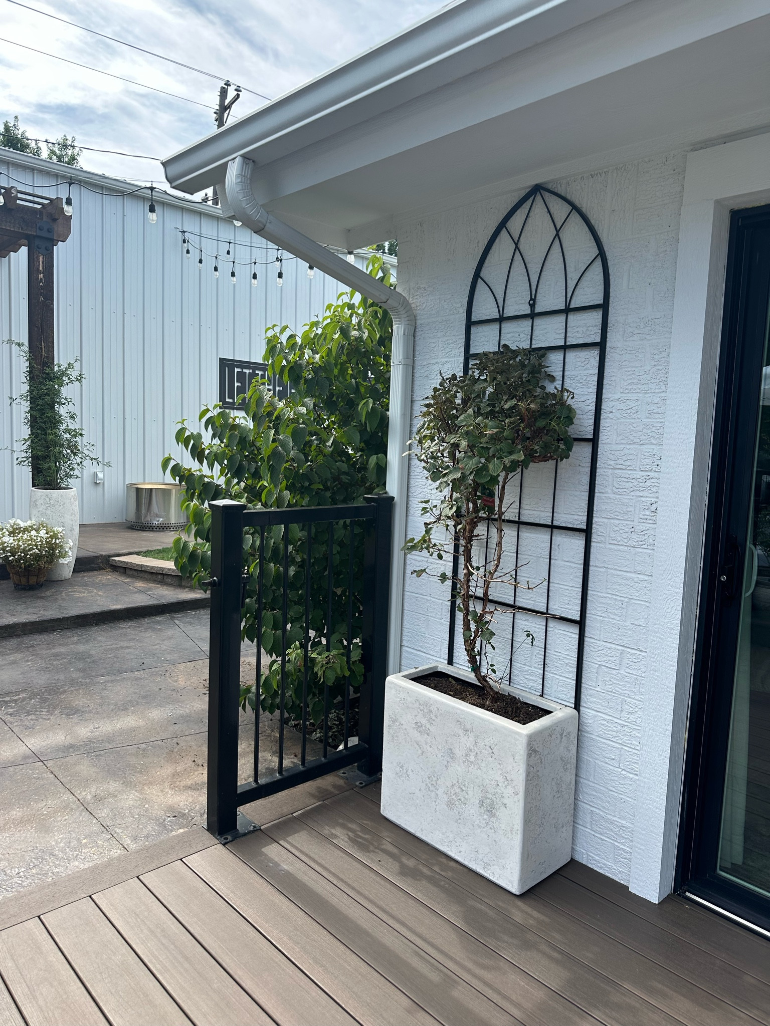 My deck project is complete! Shop all of my furniture, rugs, and planters here! Organic modern outdoor vibes. Outdoor rugs and furniture. Planters. European style. Neutral patio. Above ground pool. Porch  

#LTKSeasonal #LTKhome