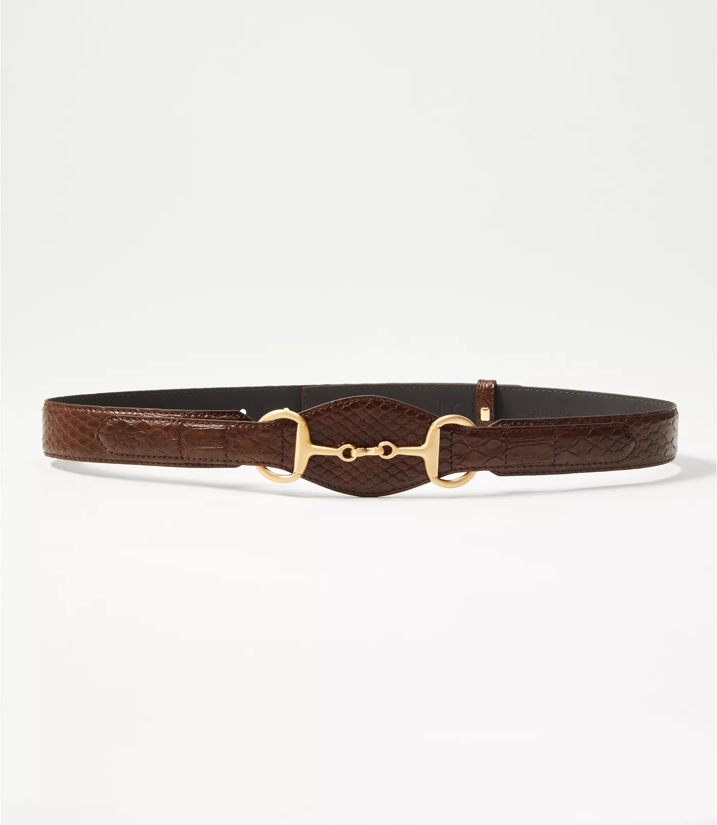 Horsebit Buckle Belt | LOFT
