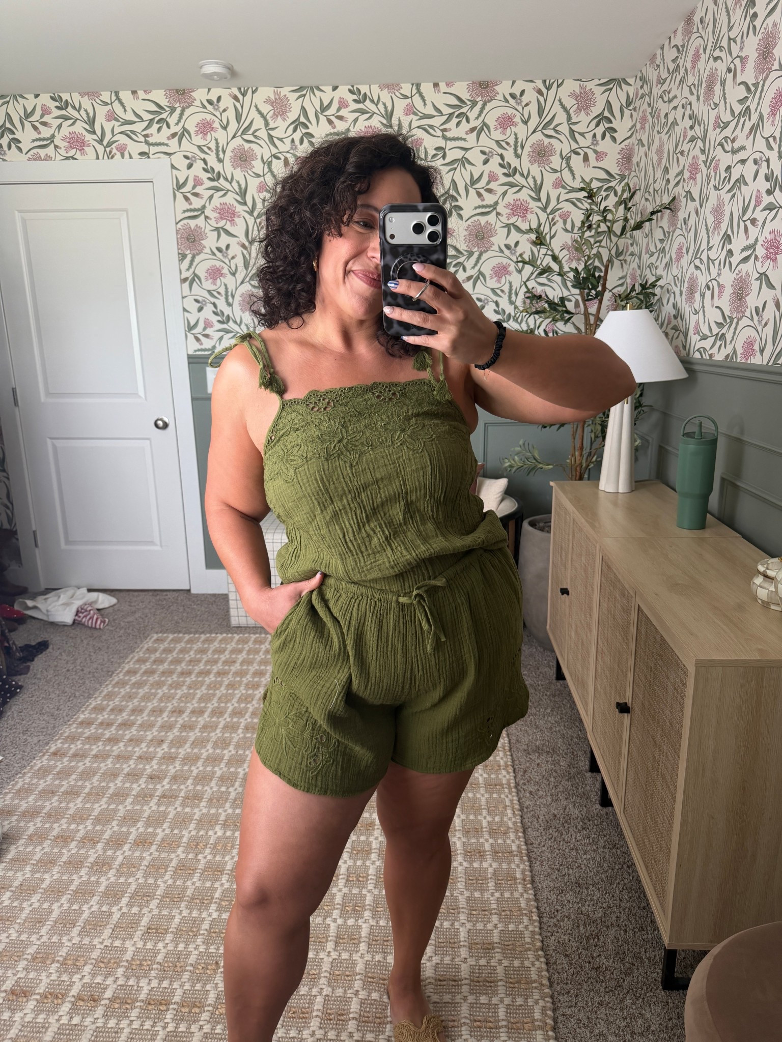 great length | can purchase separate | love the split hem on shorts | functional drawstring  TARGET LINEN SET size Large 

#LTKMidsize #LTKootd #LTKTravel