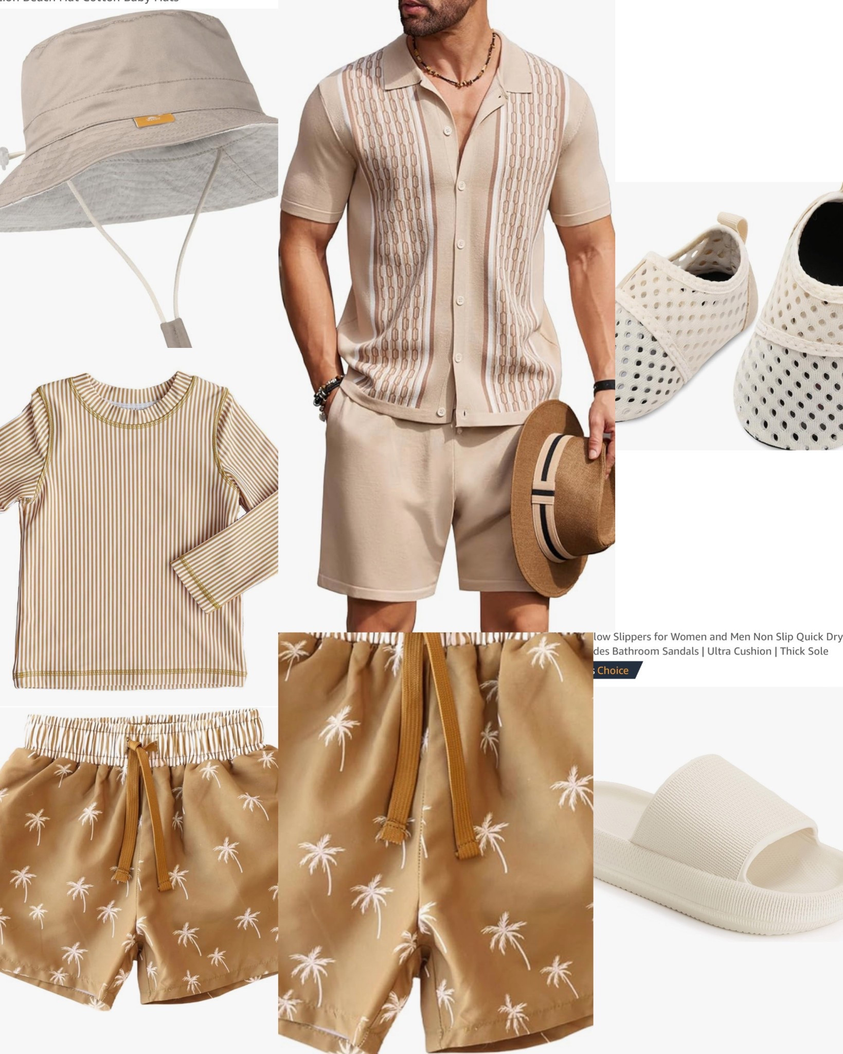 Shop this matching father-son beach or pool look for vacay! 🤎🌾

#LTKBaby #LTKMens #LTKFamily