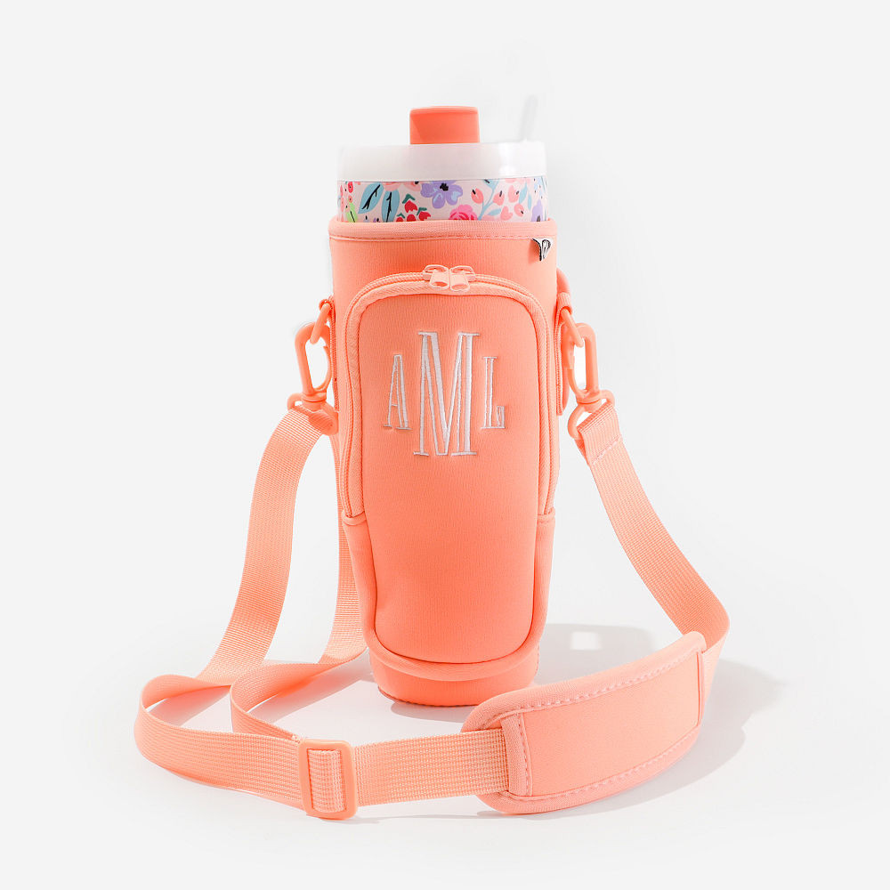 Monogrammed Water Bottle Holder | Marleylilly