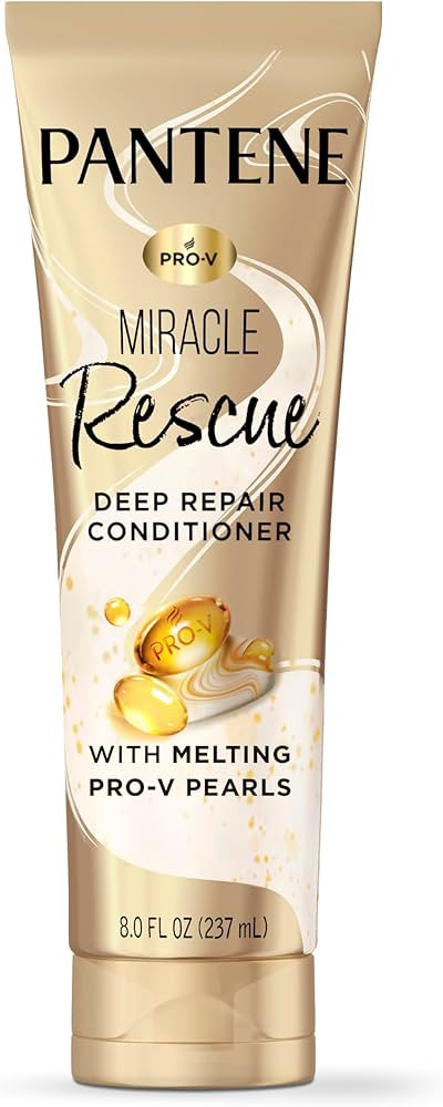 Pantene Miracle Rescue Deep Conditioner - Melting Pro-V Pearls for Dry, Damaged or Color-Treated ... | Amazon (US)