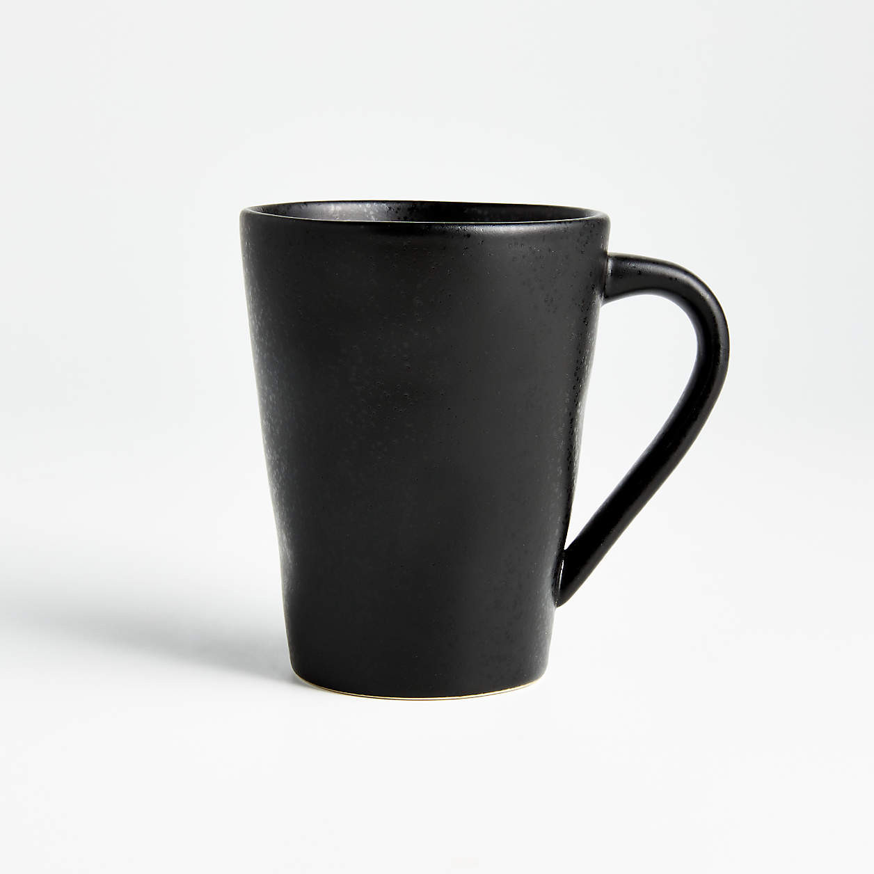 Marin 12-oz. Matte Black Stoneware Mug + Reviews | Crate & Barrel | Crate & Barrel